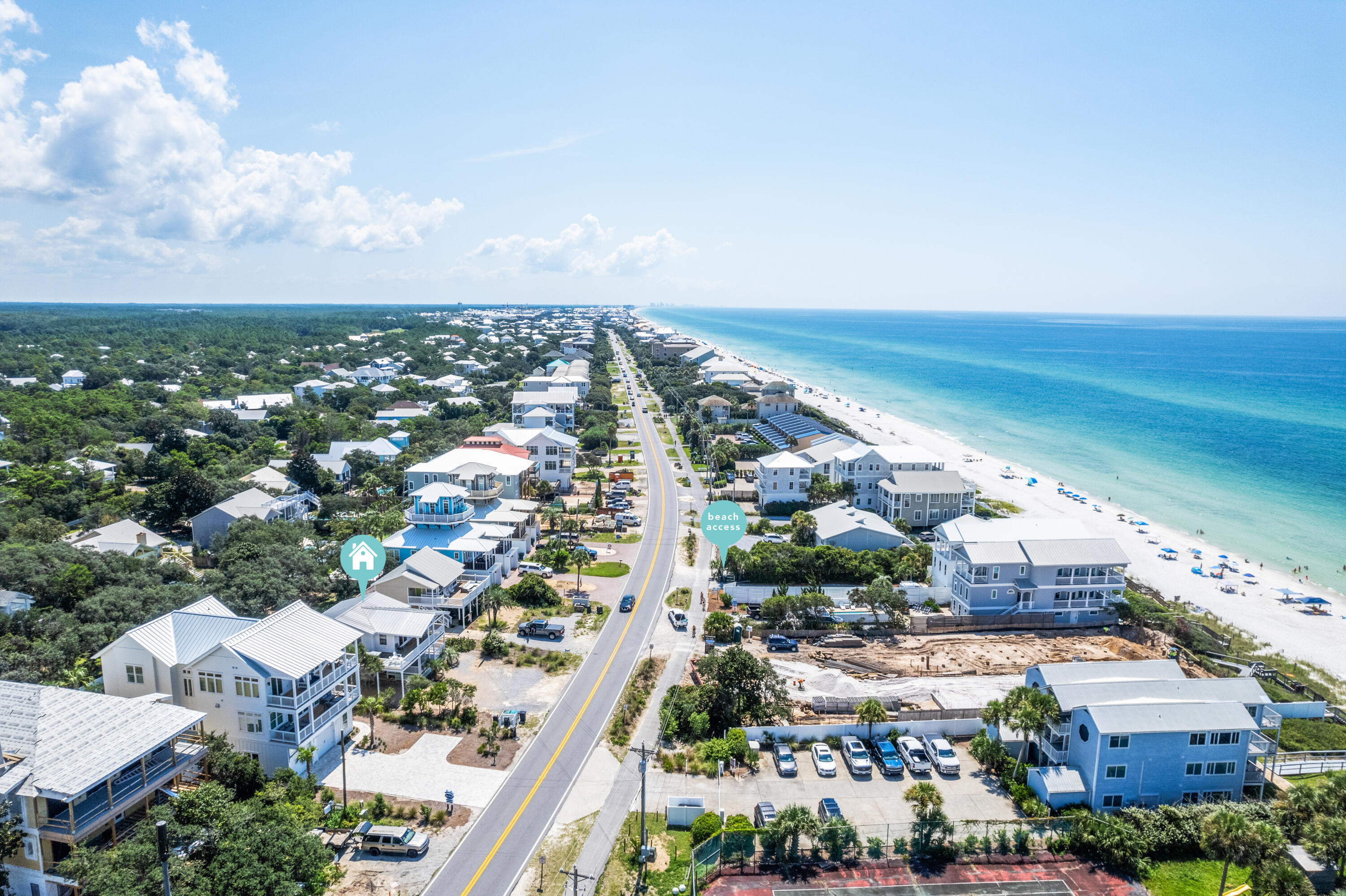 8009 East County Highway 30A Inlet Beach, FL 32461 - Photo 12 of 53 an aerial view of a city