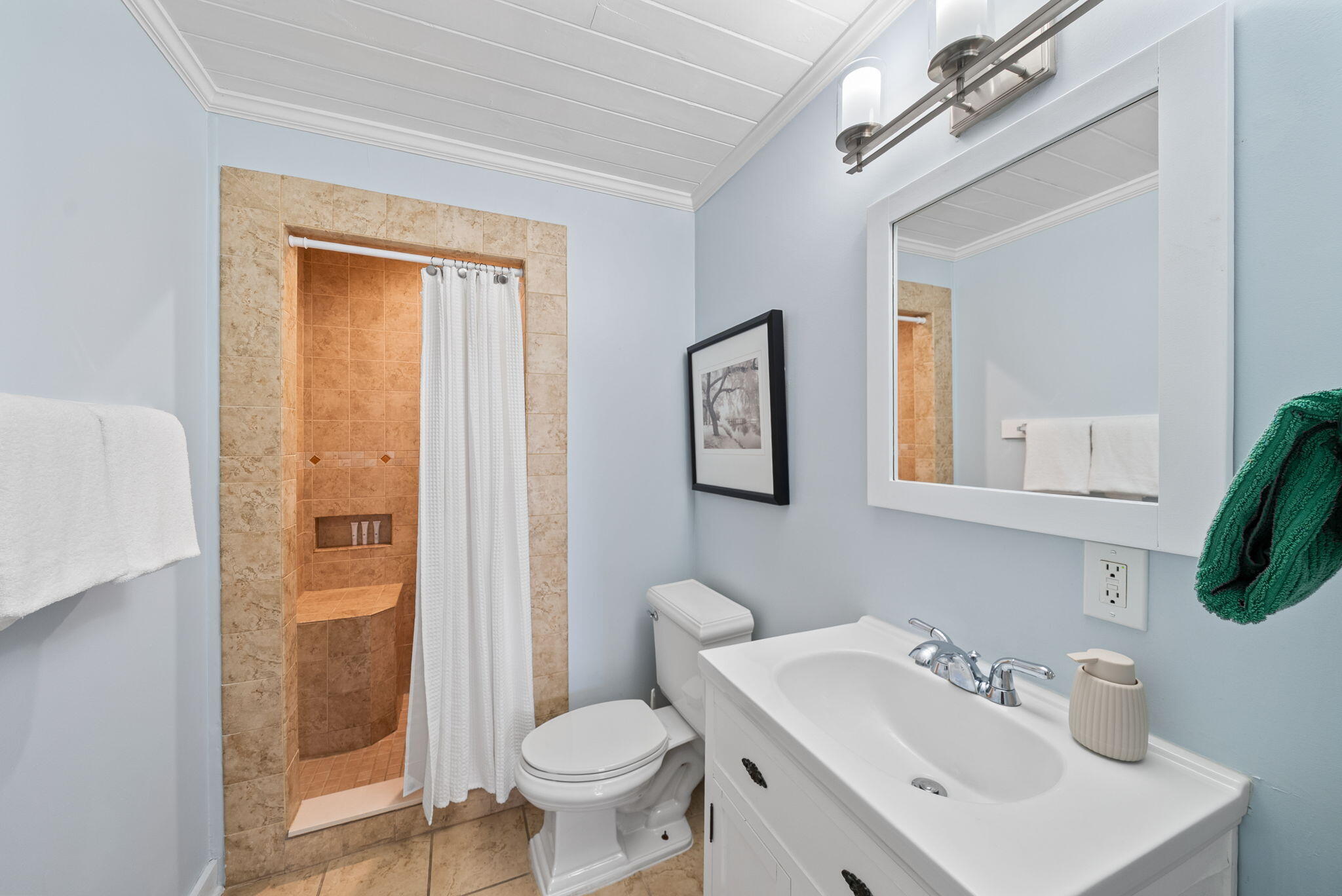 8009 East County Highway 30A Inlet Beach, FL 32461 - Photo 36 of 53 a bathroom with a sink toilet and shower