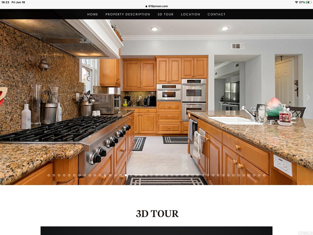 819 Jensen Court Encinitas, CA 92024 - Photo 12 of 50 a kitchen with stainless steel appliances granite countertop a stove a sink and a refrigerator