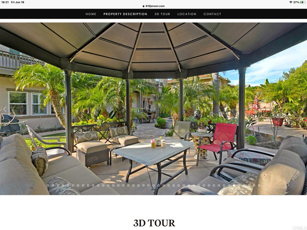 819 Jensen Court Encinitas, CA 92024 - Photo 19 of 50 a outdoor living space with furniture and garden view