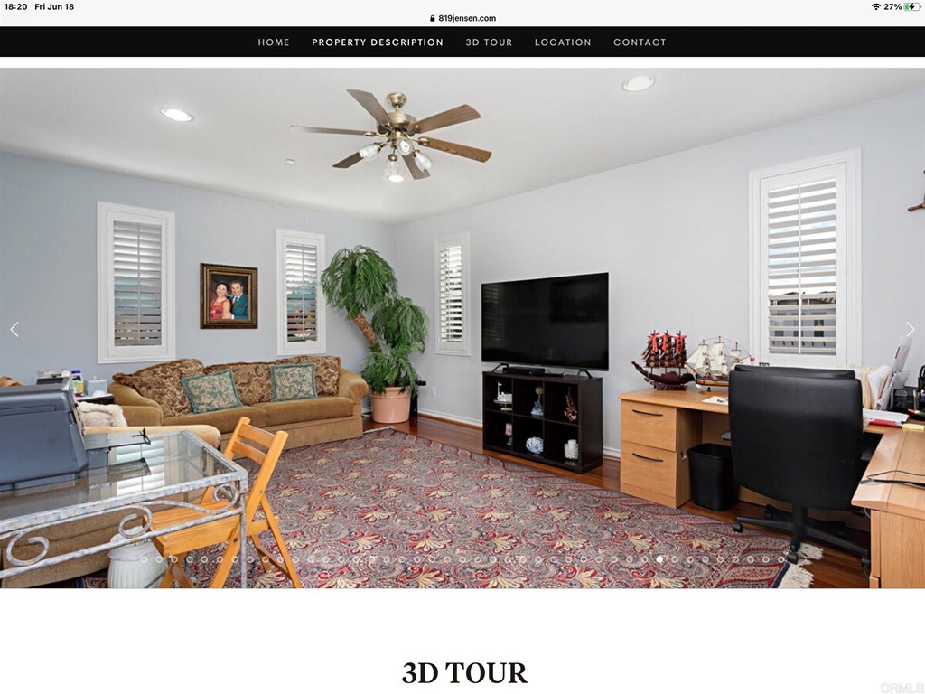 819 Jensen Court Encinitas, CA 92024 - Photo 22 of 50 a living room with furniture and a flat screen tv