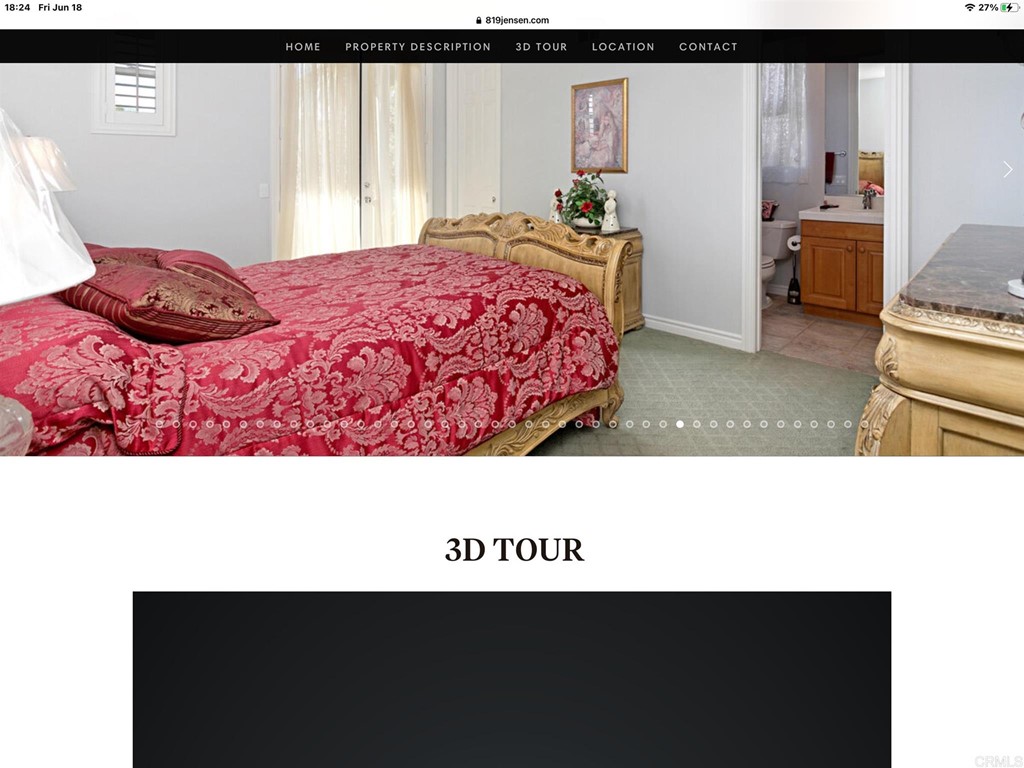 819 Jensen Court Encinitas, CA 92024 - Photo 25 of 50 a bed room with a bed and a television