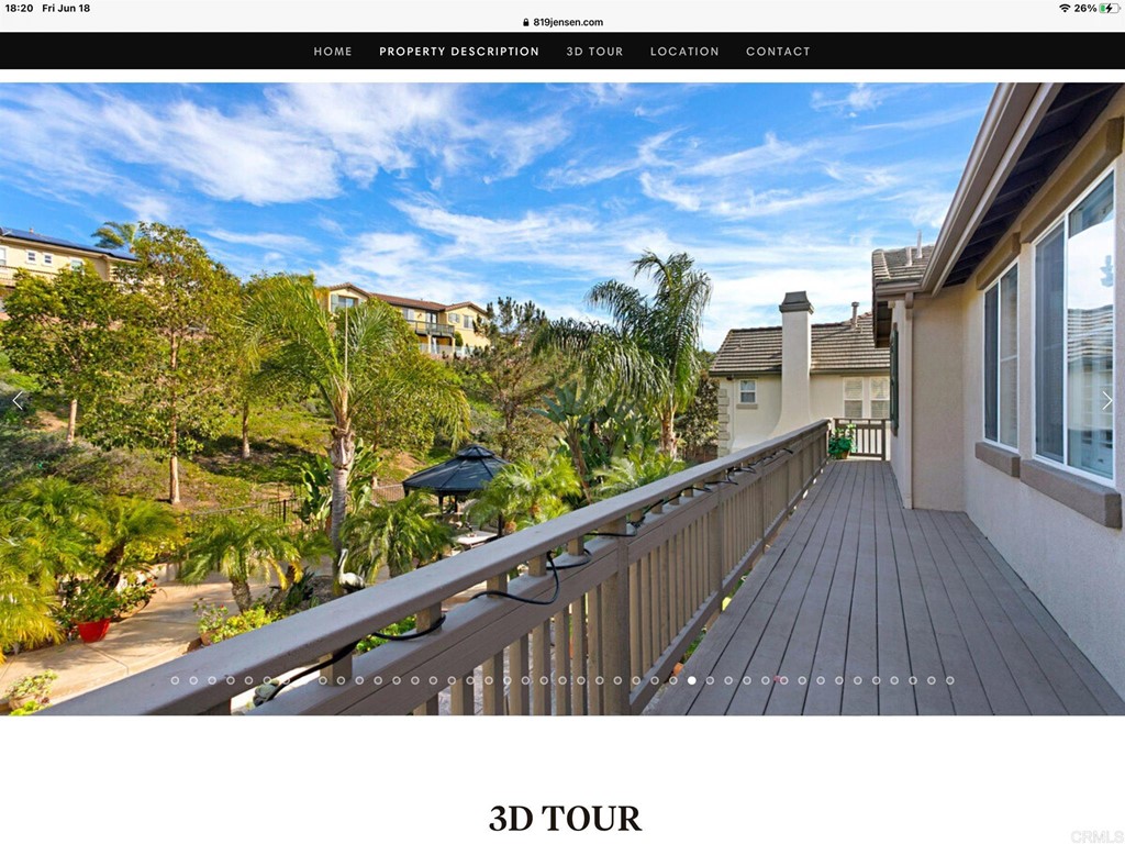 819 Jensen Court Encinitas, CA 92024 - Photo 42 of 50 a black and white photo of a balcony