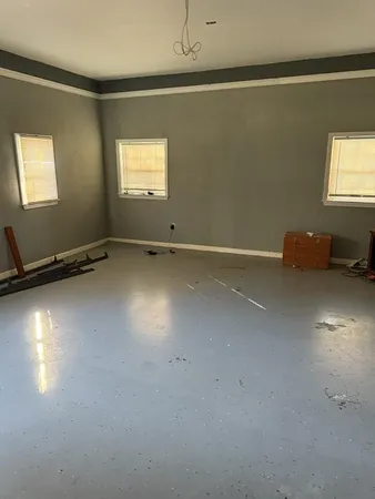 a view of a room with window