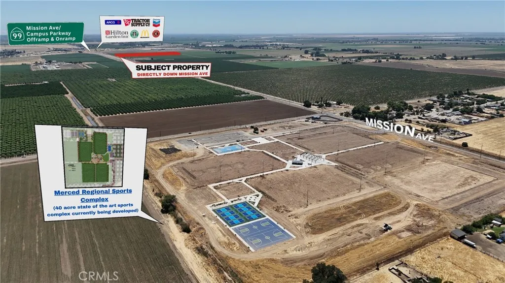 0 Mission Merced Ca Merced, CA 95341 - Photo 11 of 24 an aerial view of a house