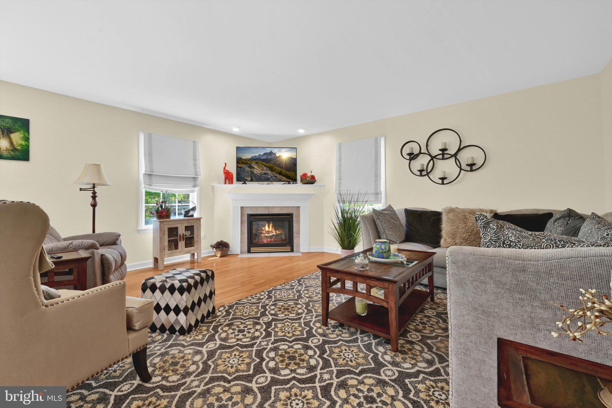 624 Stoney Run Road Pottsville, PA 17901 - Photo 6 of 40 a living room with furniture and a fireplace