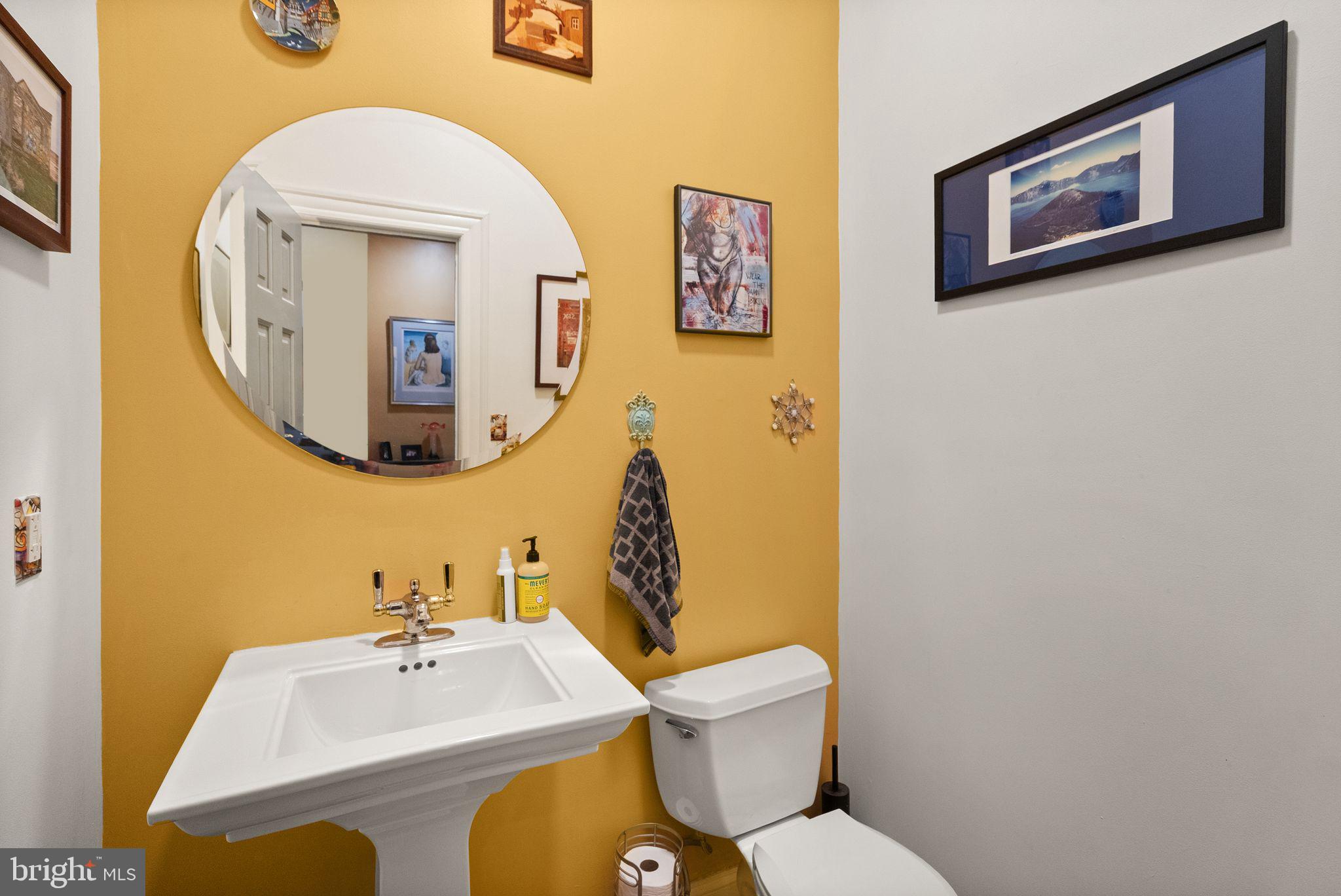 1335 Harvard Street Northwest, Unit 1 Washington, DC 20009 - Photo 7 of 38 Main Floor Powder Room