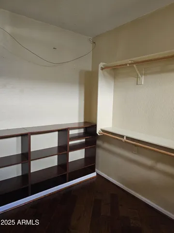 a view of walk in closet