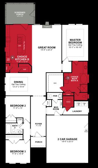 2276 Spring Hope Drive Mount Pleasant, SC 29466 - Photo 14 of 14 floorplan