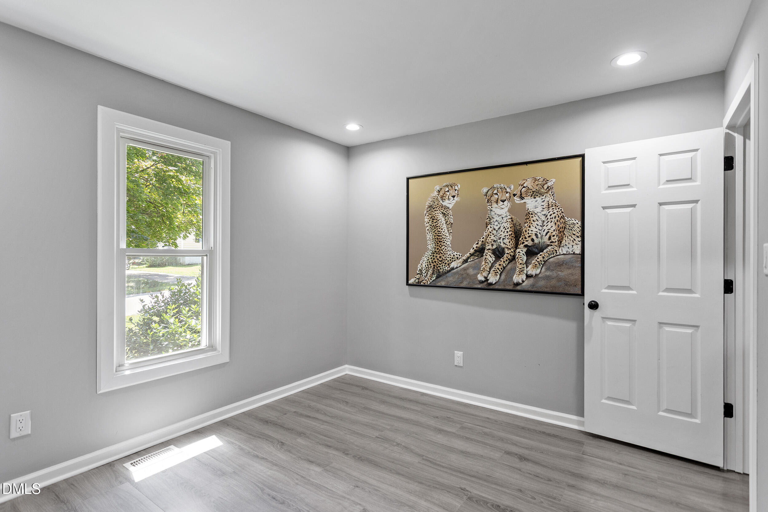 5809 Iris Lake Court Raleigh, NC 27604 - Photo 25 of 29 wooden floor with window in a room