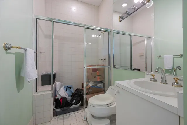 a view of yard with swimming pool and green space