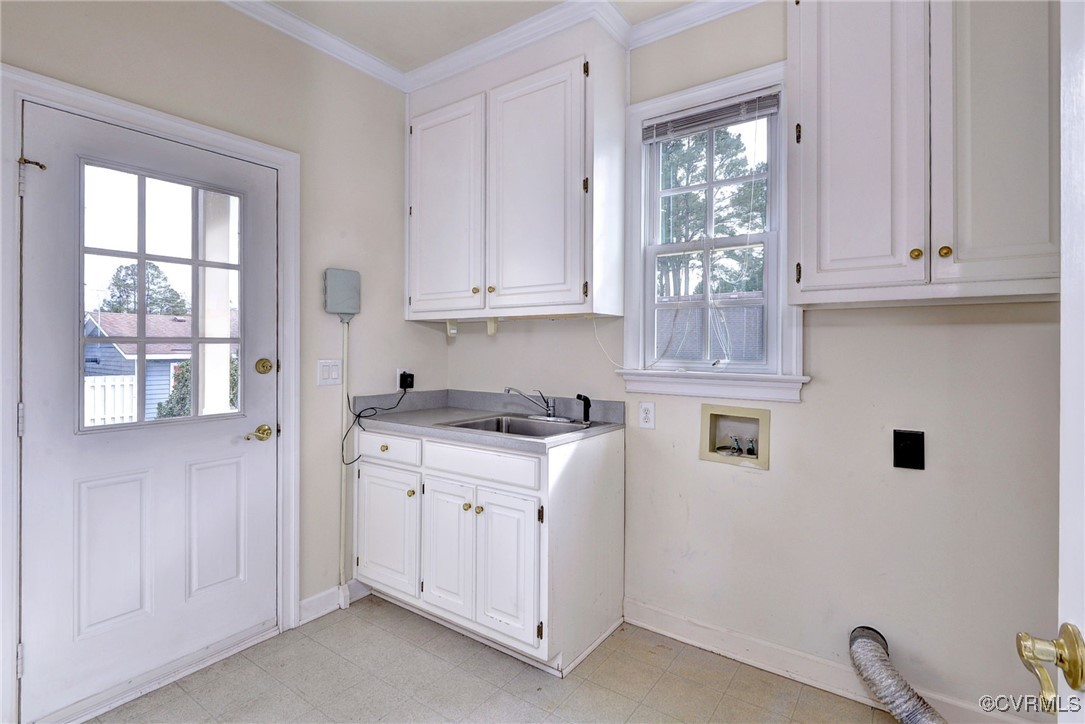 3092 North Riverside Drive Lanexa, VA 23089 - Photo 25 of 50 Hookups for washer and dryer, laundry sink