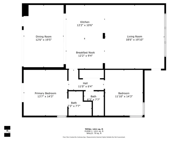 a picture of a wall with a white building