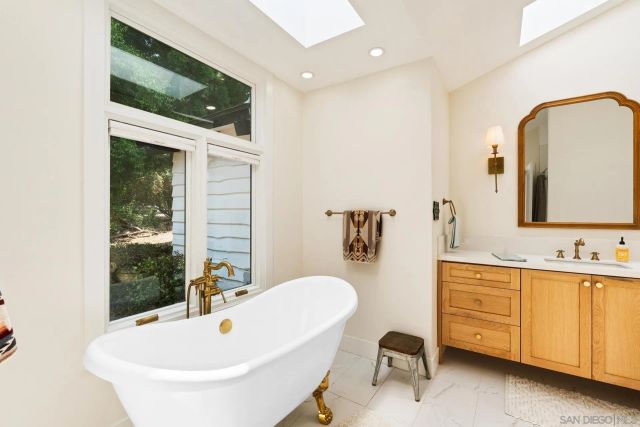 a very nice looking room with a large window