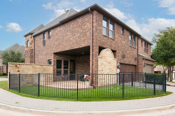 a view of a house with a balcony