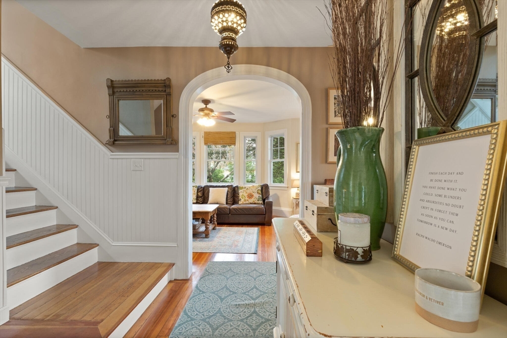 29 Station Street Sharon, MA 02067 - Photo 10 of 42 a living room with furniture and a fireplace