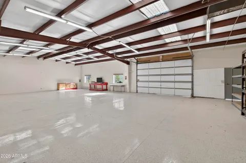 a view of a car garage