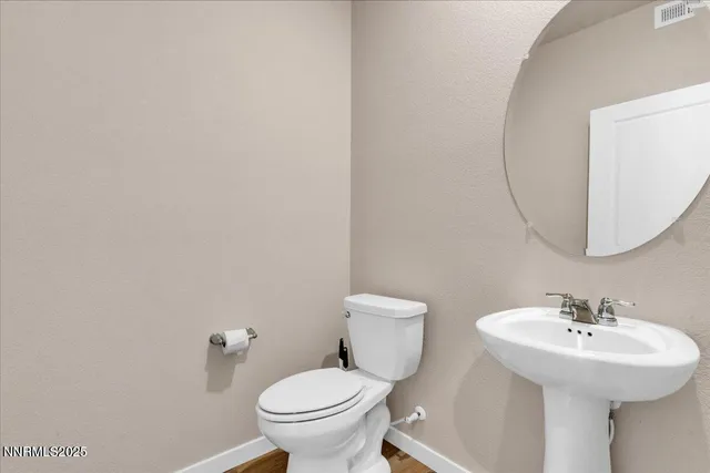 a view of a small space with a window