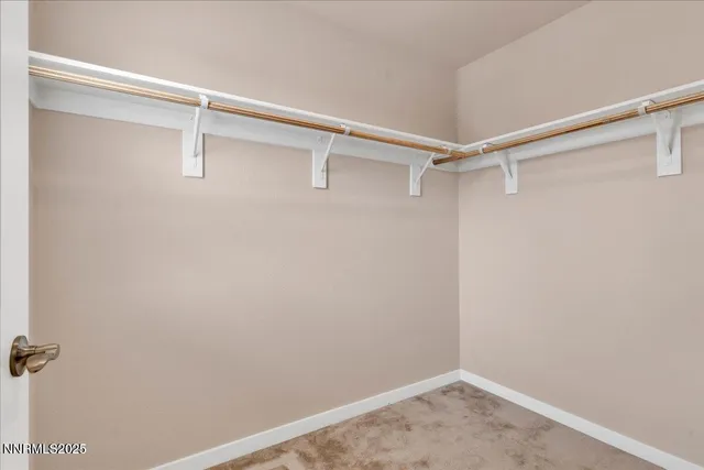 an empty room with an entryway