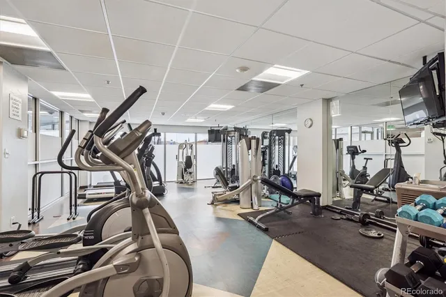 a living room with furniture and window