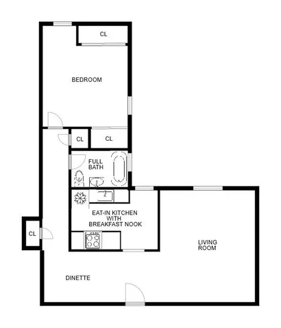 a picture of a floor plan