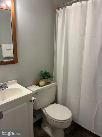 a bathroom with a sink and toilet
