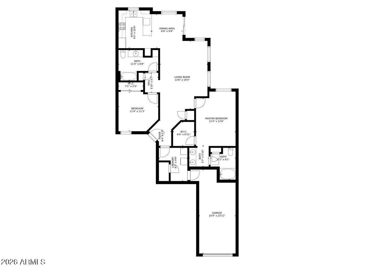 295 North Rural Road, Unit 160 Chandler, AZ 85226 - Photo 38 of 38 Floor Plan