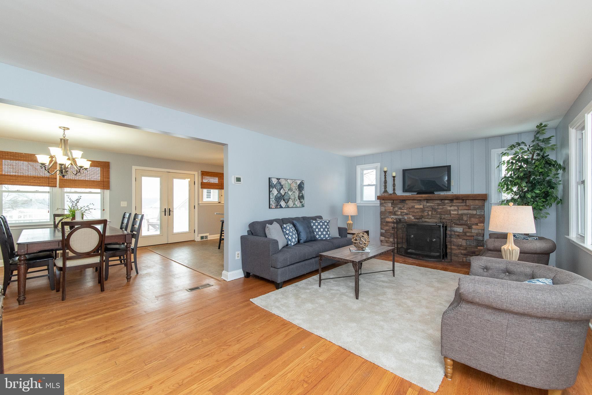 12627 Manor Road Glen Arm, MD 21057 - Photo 42 of 42 Open Floor Plan Living Room-Dining Room-Kitchen