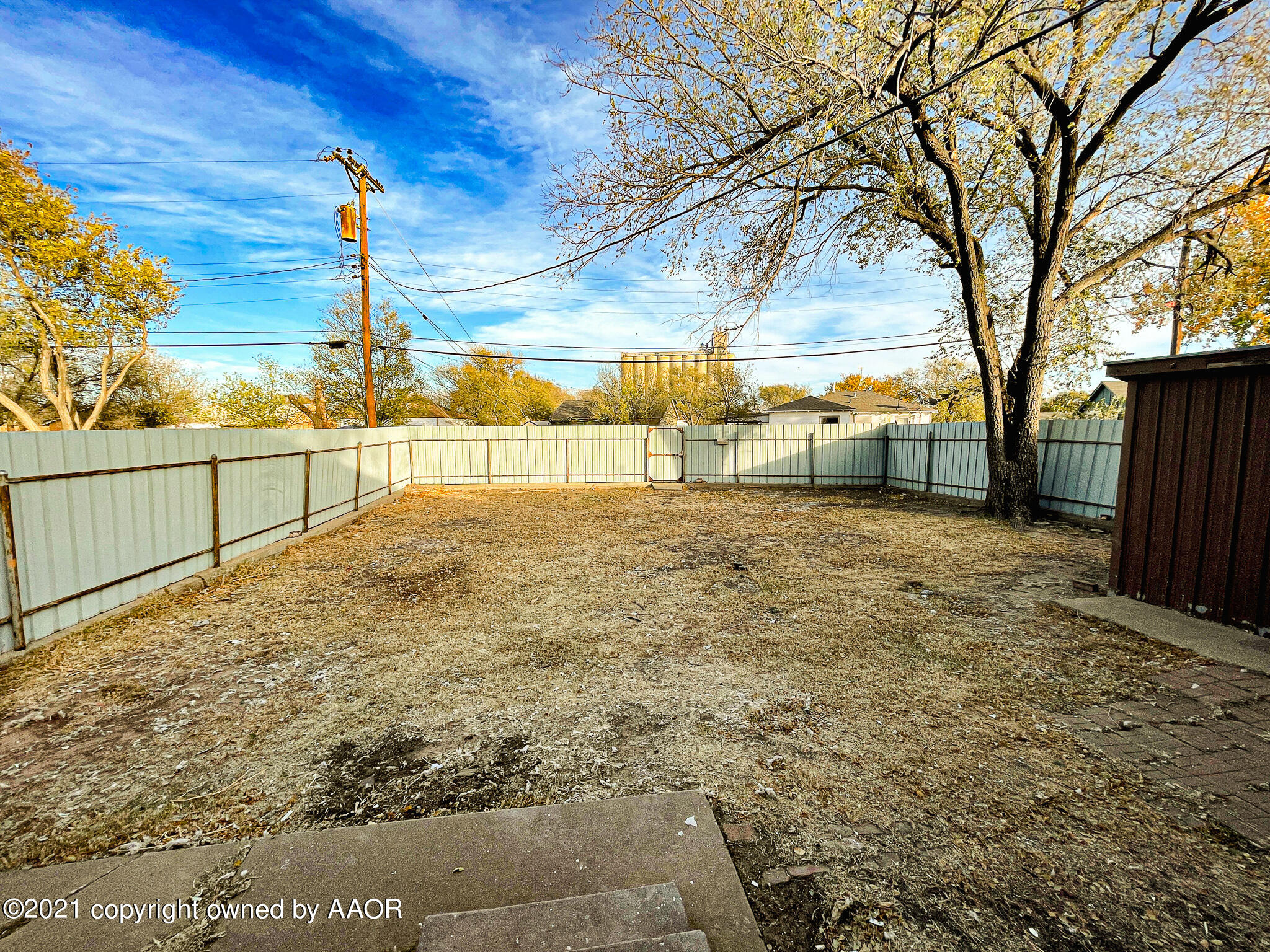 4309 South Van Buren Street Amarillo, TX 79110 - Photo 8 of 9 Backyard