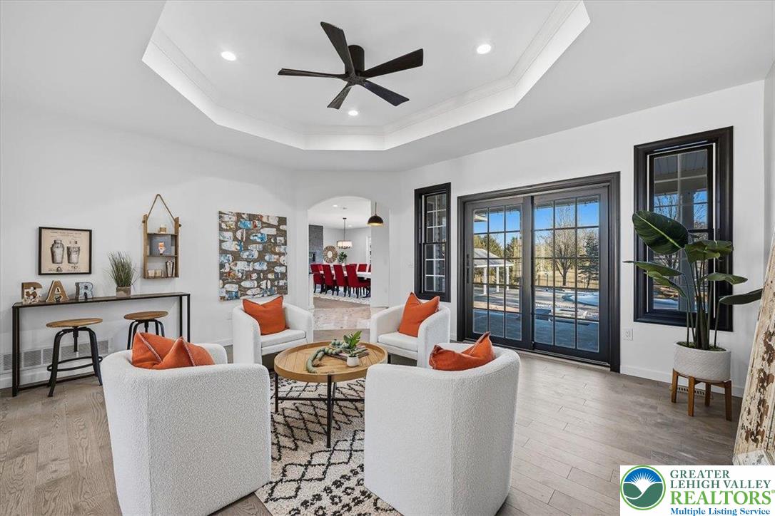 901 Meyer Road Nazareth, PA 18064 - Photo 19 of 80 a living room with furniture and a large window