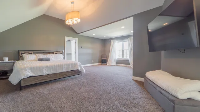a view of a kitchen with a window