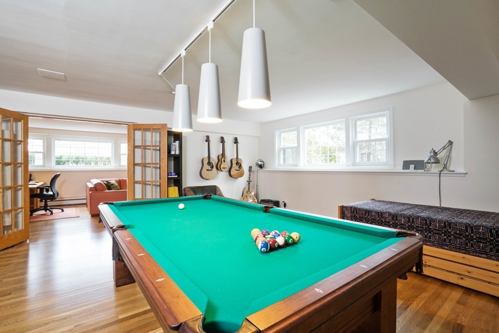 51 Baskin Road Lexington, MA 02421 - Photo 19 of 28 a room with pool table and windows