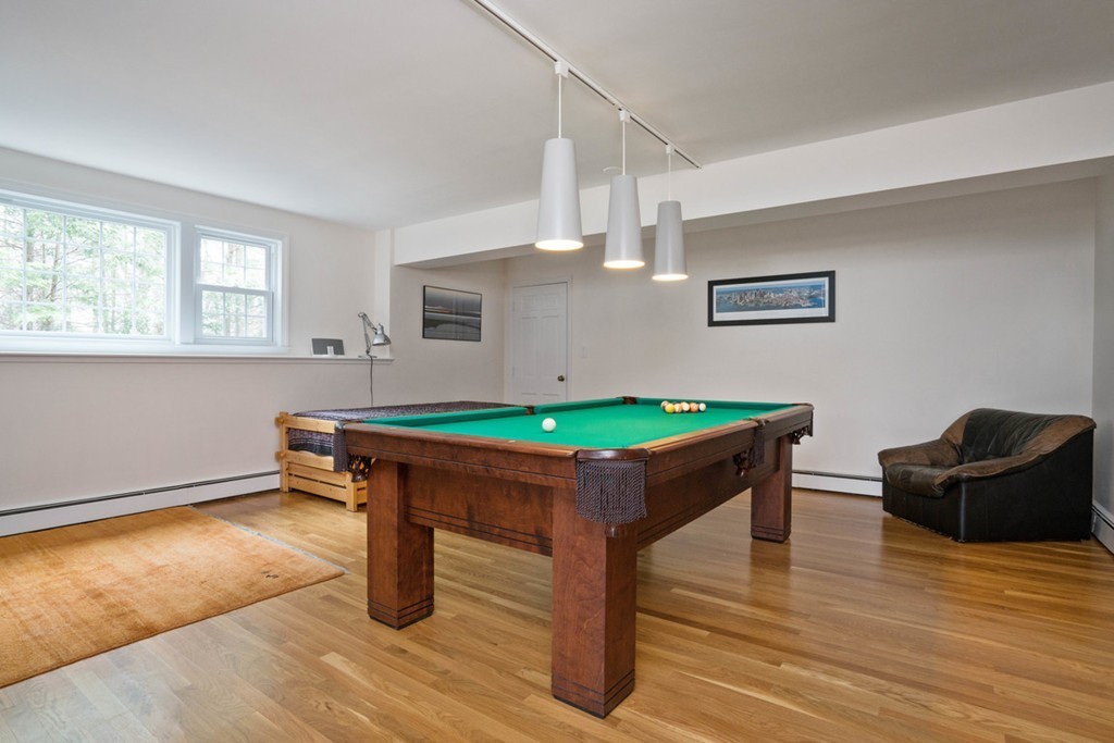 51 Baskin Road Lexington, MA 02421 - Photo 20 of 28 a room with pool table and windows