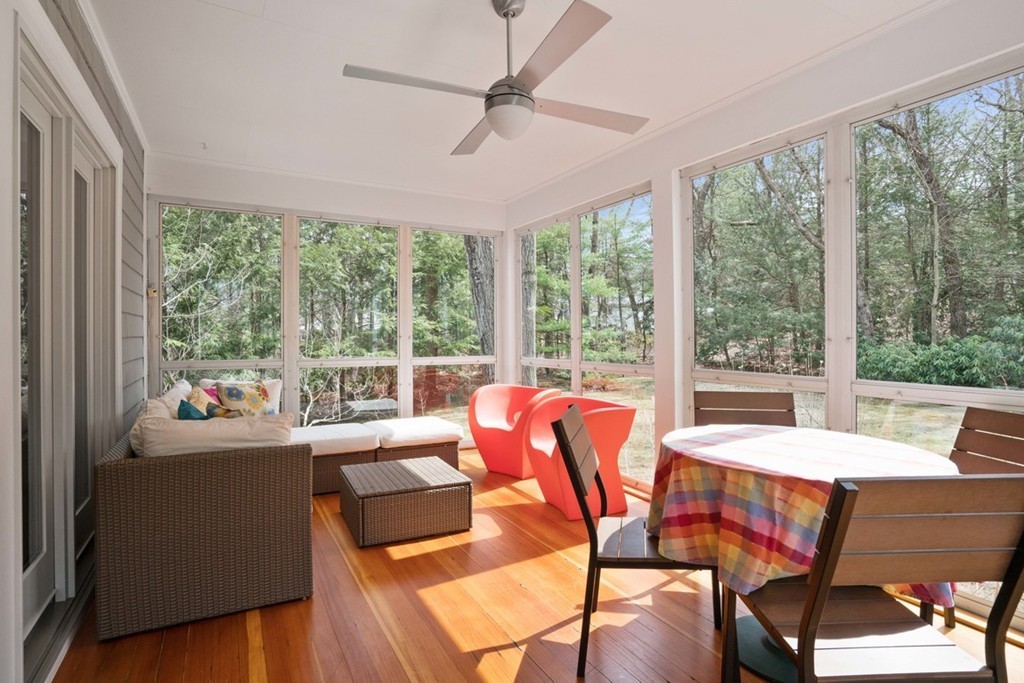 51 Baskin Road Lexington, MA 02421 - Photo 9 of 28 a view of a dining room with furniture window and outside view