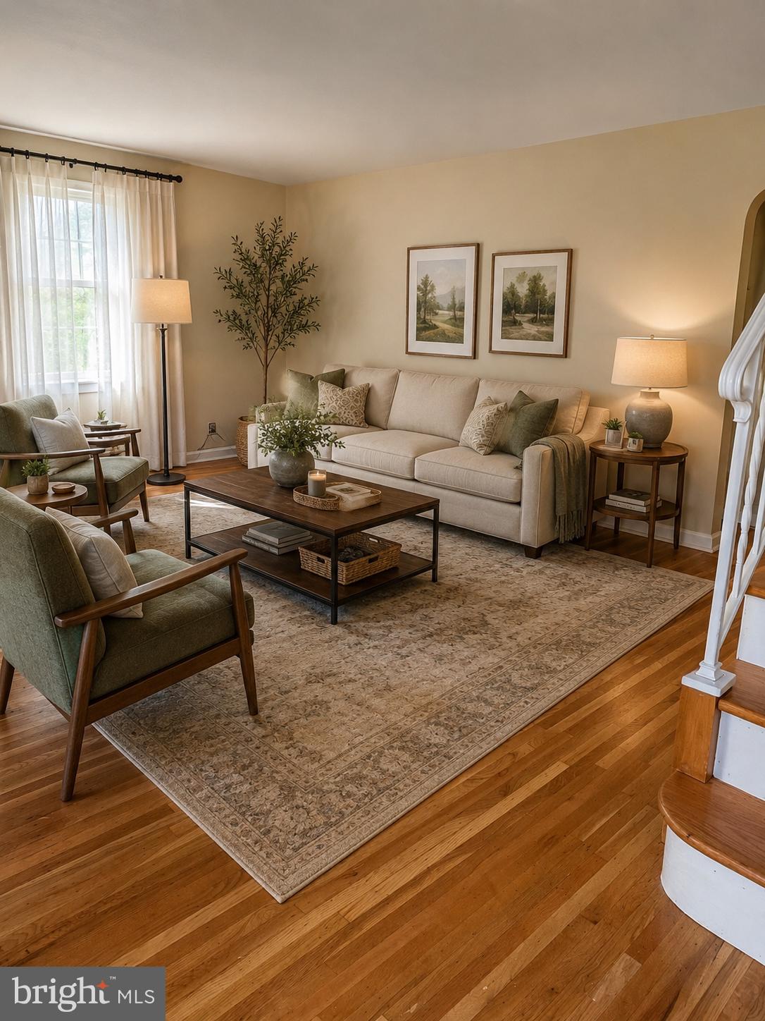 154 Wyndmoor Road Havertown, PA 19083 - Photo 4 of 22 Staged Living Room