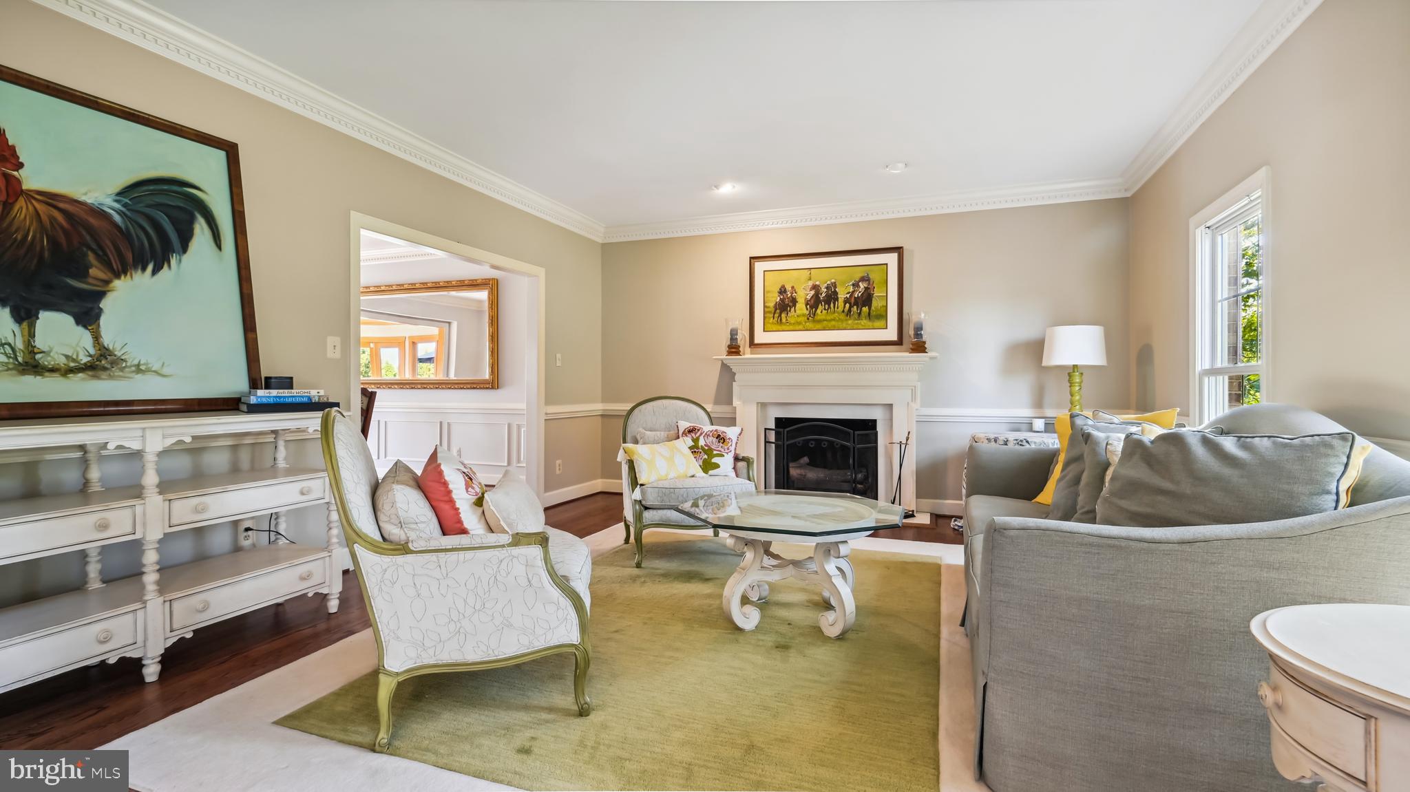 16115 Hamilton Station Road Waterford, VA 20197 - Photo 9 of 65 Formal Living Room w/ Fireplace