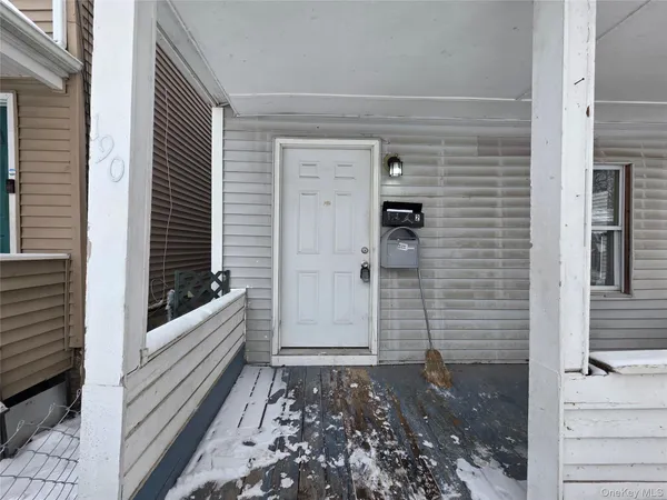 a view of a entryway door of the house