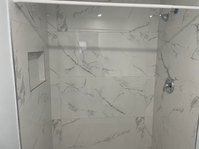 a close view of sink