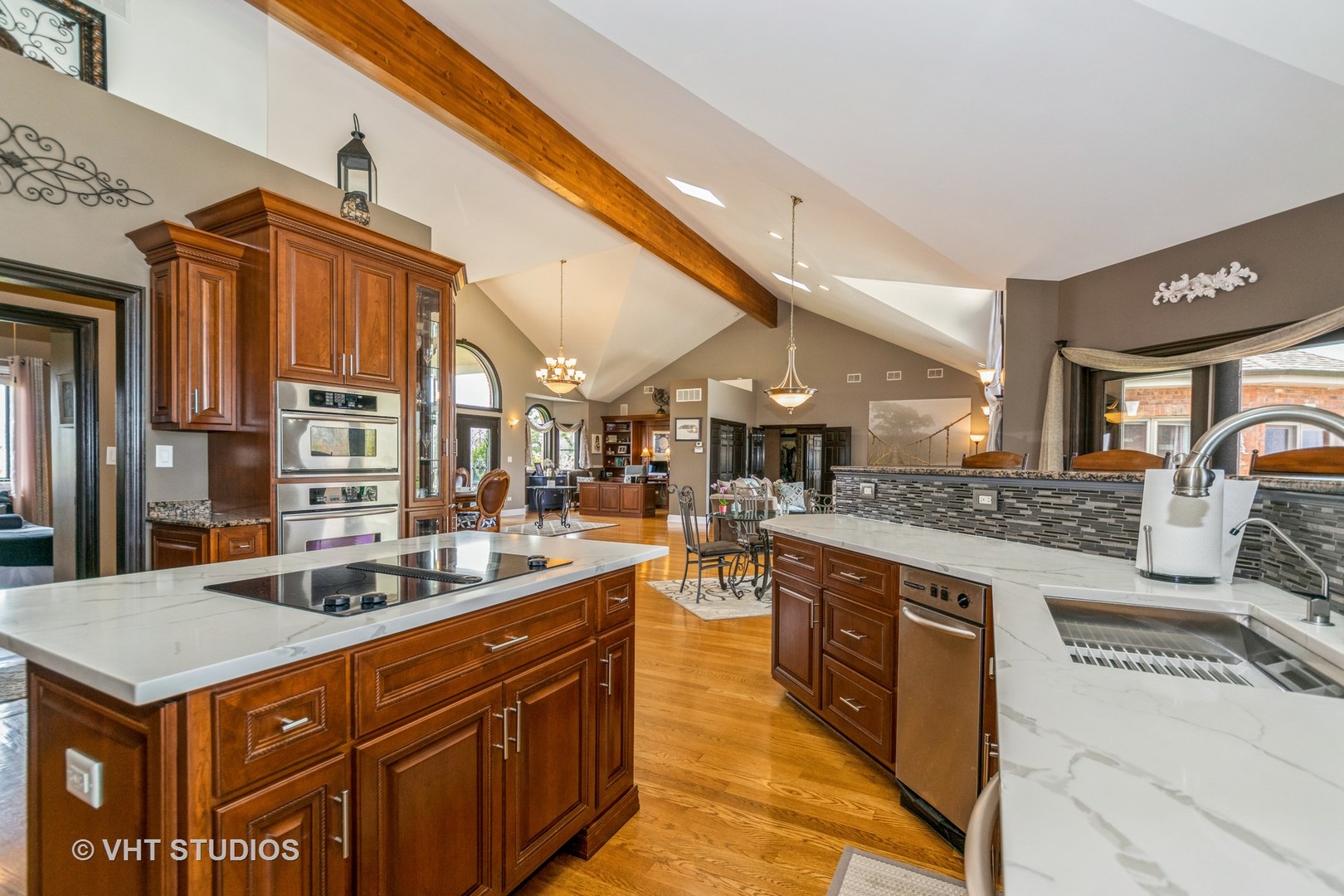 9424 West Pauling Road Monee, IL 60449 - Photo 18 of 19 a kitchen with stainless steel appliances granite countertop a stove and a sink