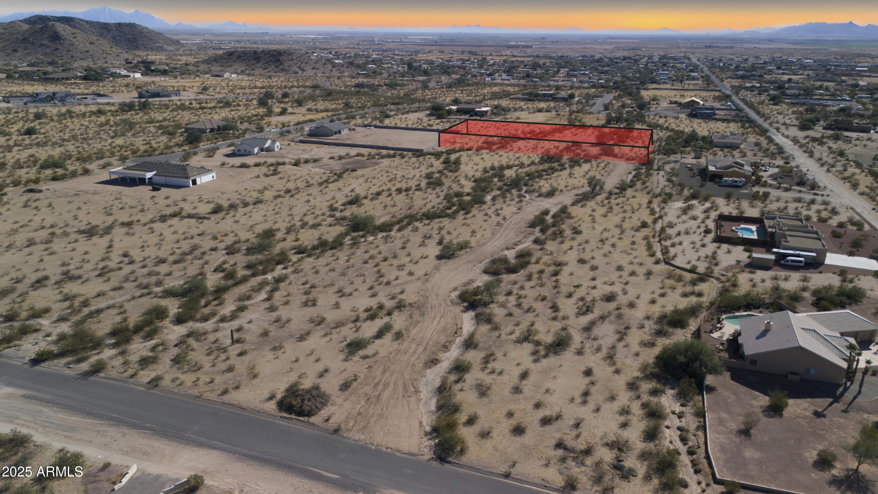 4 West Martin Road Casa Grande, AZ 85194 - Photo 7 of 11 an aerial view of residential houses with outdoor space