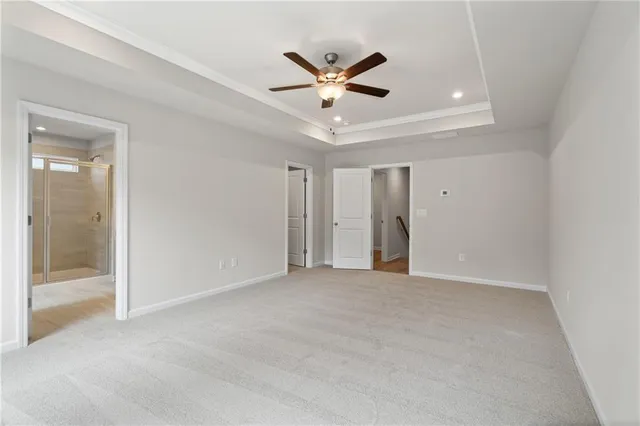 a view of an empty room