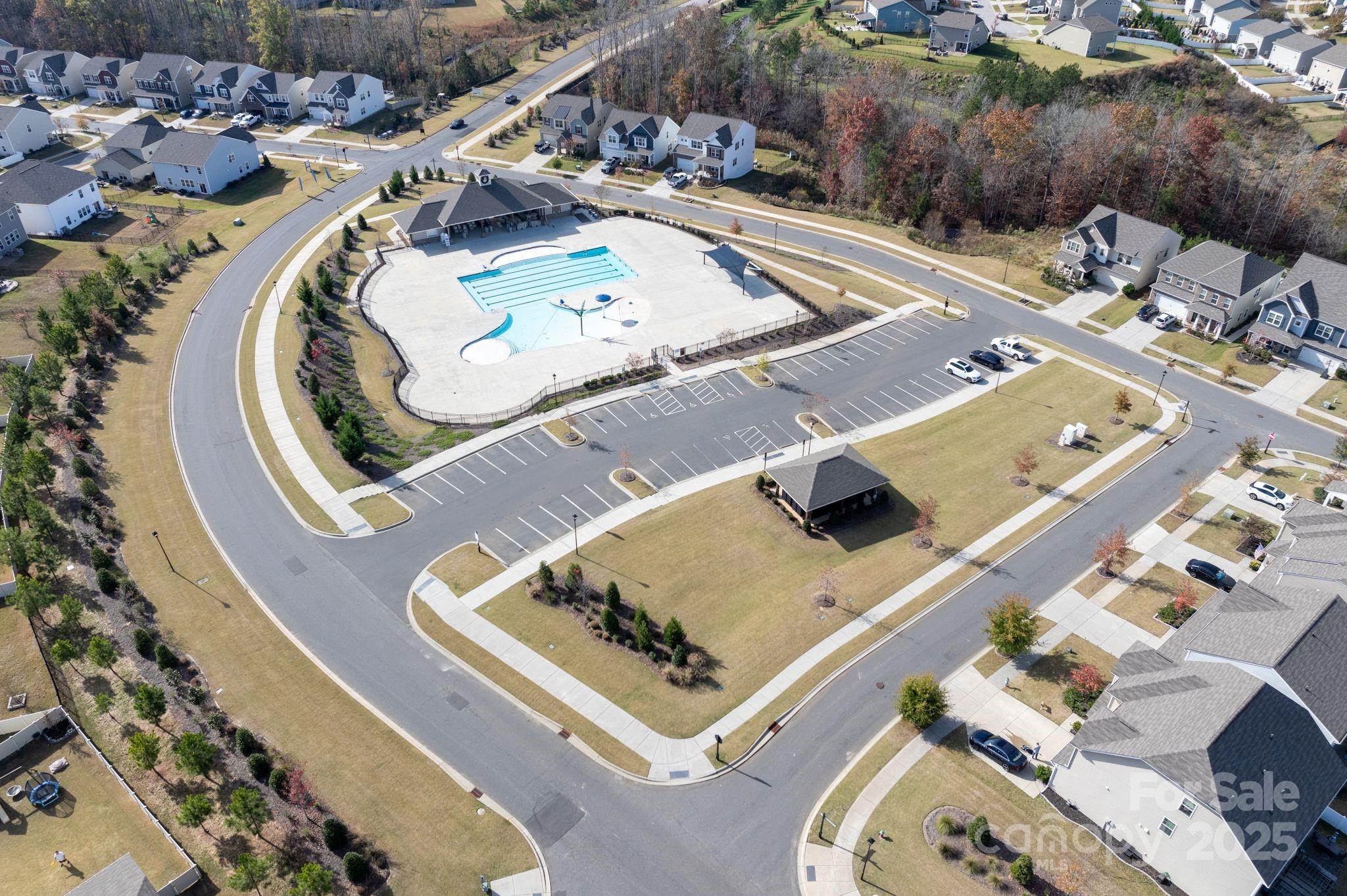 2547 Bullfrog Lane Lancaster, SC 29720 - Photo 39 of 47 an aerial view of a swimming pool