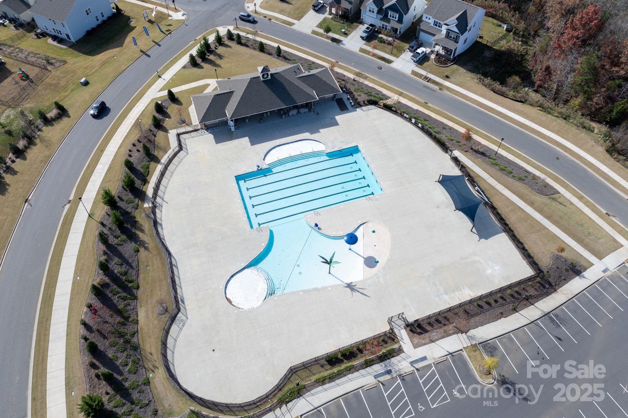 2547 Bullfrog Lane Lancaster, SC 29720 - Photo 40 of 47 an aerial view of a house swimming pool and sitting space