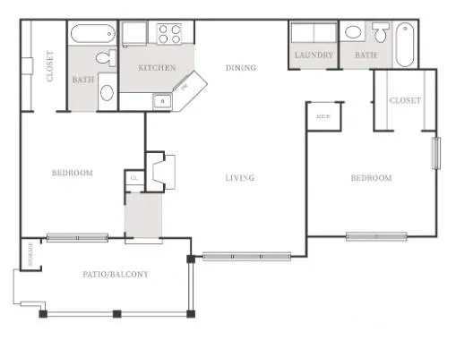 $1,535 | 3920 Club Drive, Unit 1220, Duluth, GA 30096
