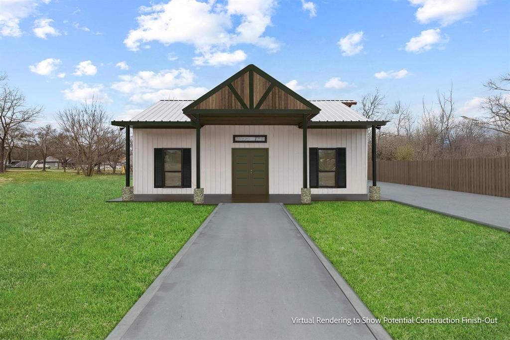204 South Main Street Ector, TX 75439 - Photo 1 of 18 a front view of a house with yard