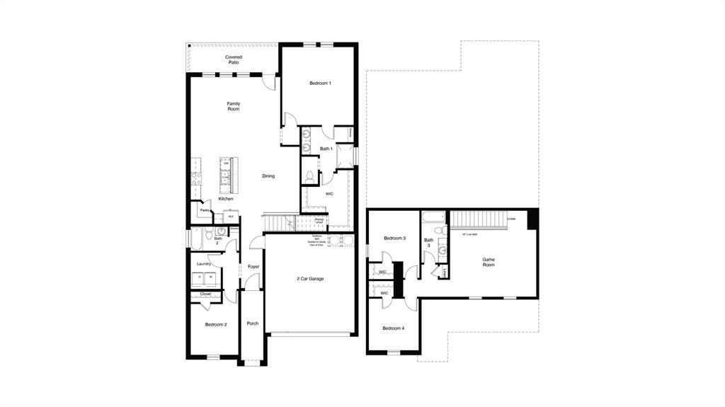 309 Potato Street Keene, TX 76059 - Photo 16 of 16 a picture of a floor plan
