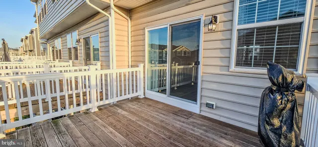 a view of a house with a large window
