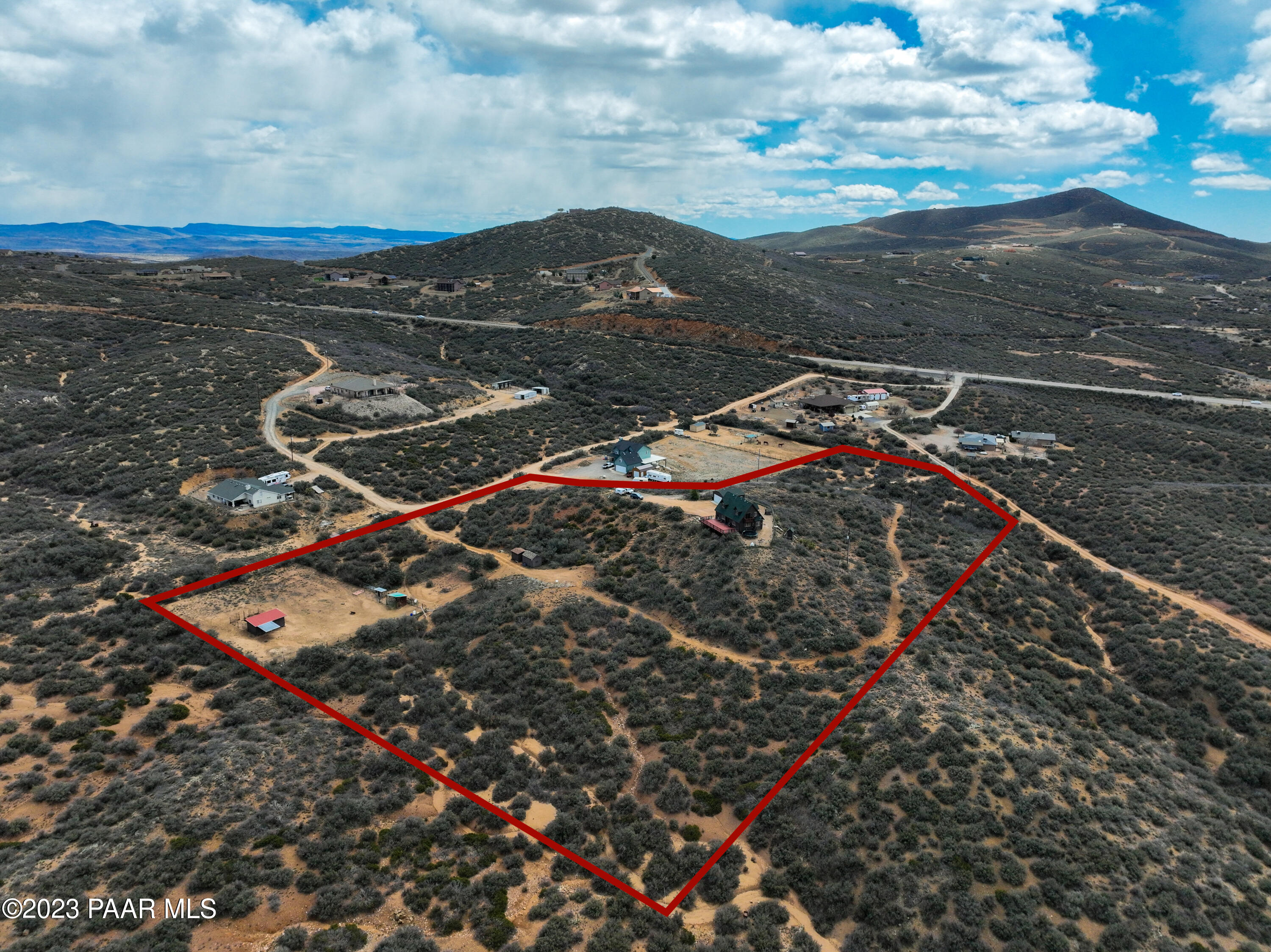 131 Enchanted Road Dewey, AZ 86327 - Photo 49 of 64 Aerial Overview 3
