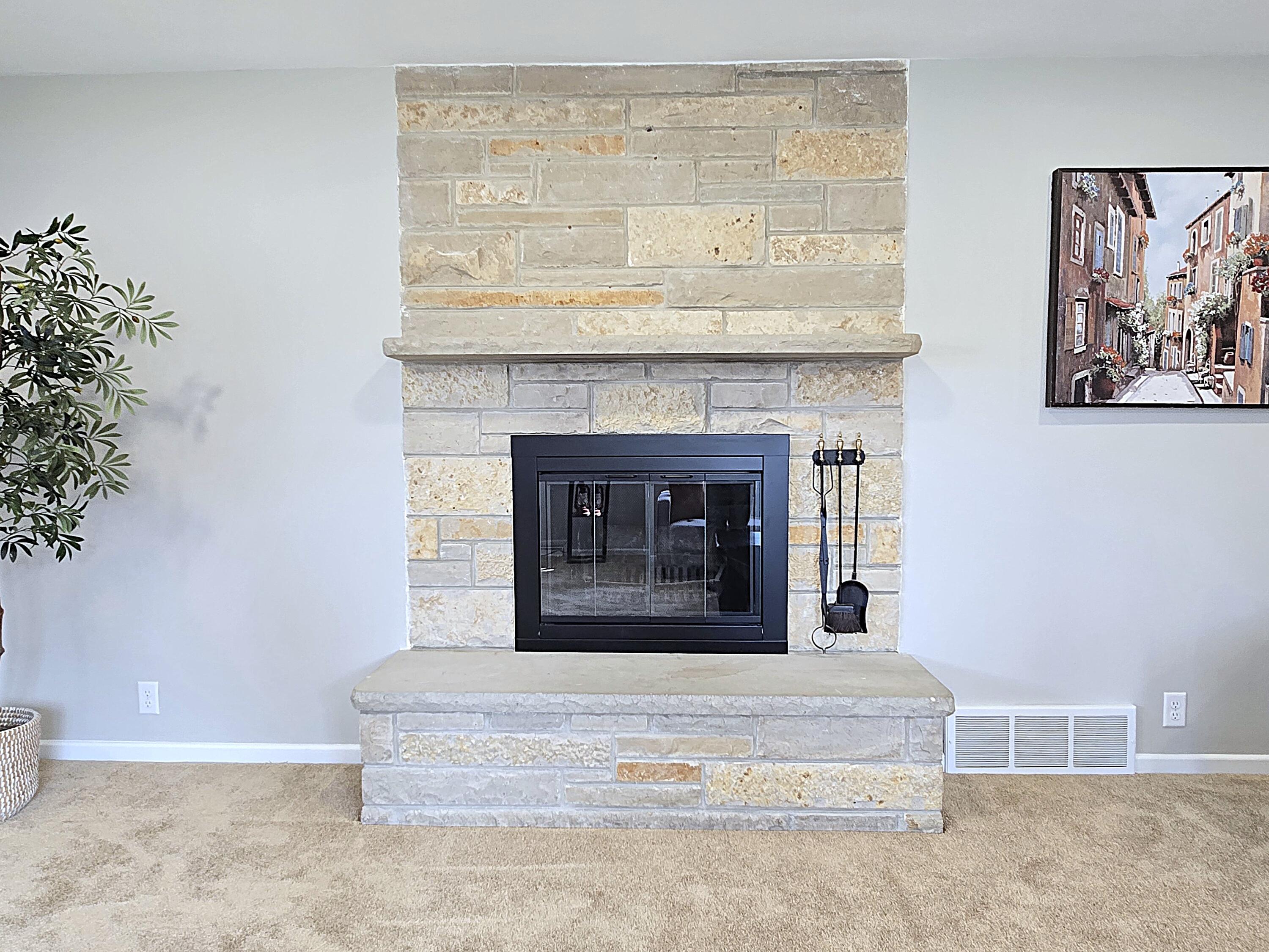 4760 North 159th Street Brookfield, WI 53005 - Photo 14 of 55 Living Room Fireplace