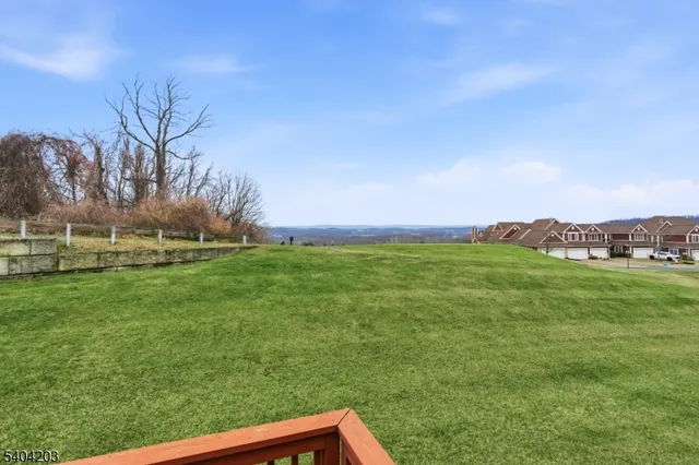 a view of yard with grass and trees